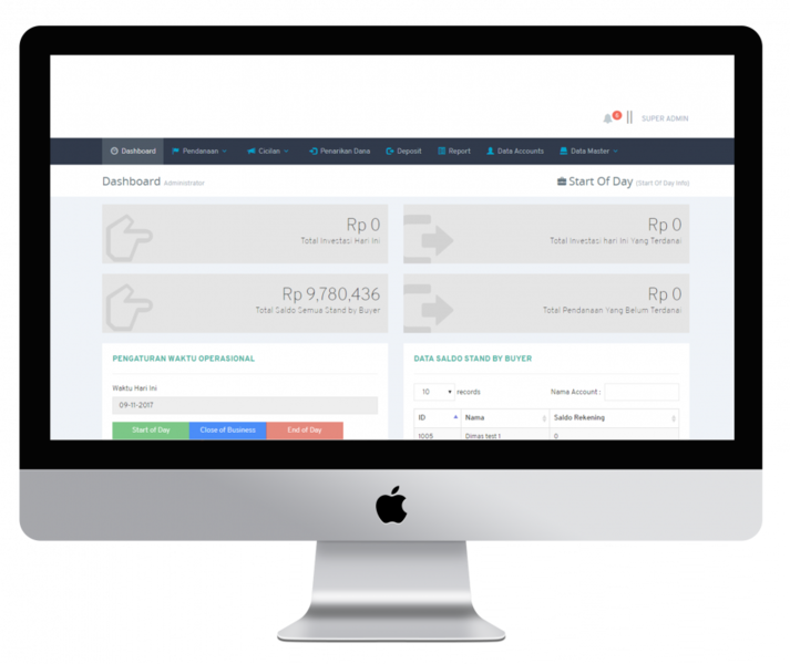 peer to peer lending apps admin dashboard